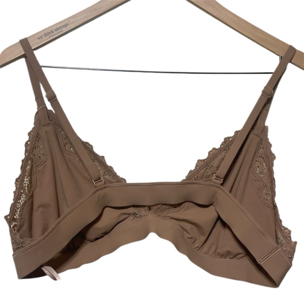 SKIMS Fits Everybody Lace Triangle Bralette | Sienna | 4X - Picture 3 of 4